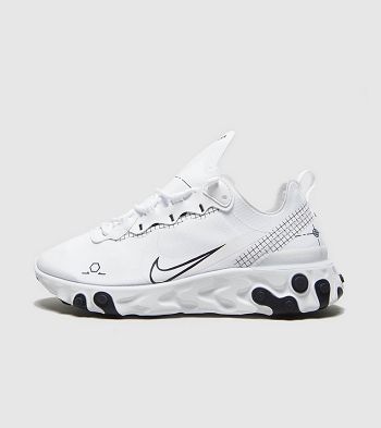 Botasky Nike React Element 55 SE React Element 55 SE - Panske Topanky Biele | FHV-597043